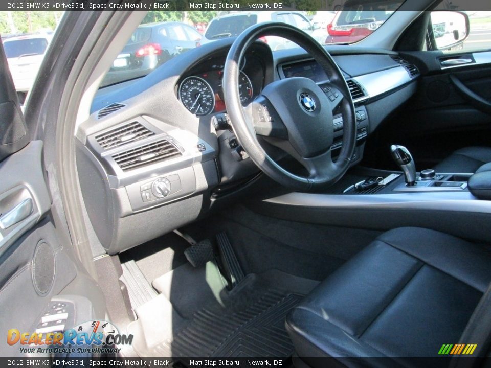 2012 BMW X5 xDrive35d Space Gray Metallic / Black Photo #12