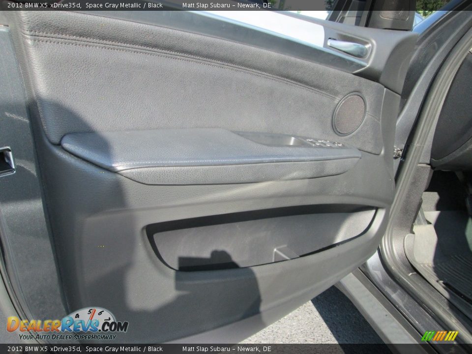 2012 BMW X5 xDrive35d Space Gray Metallic / Black Photo #14