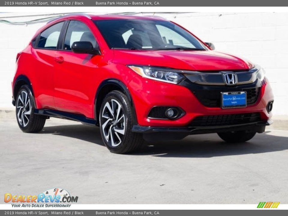 Front 3/4 View of 2019 Honda HR-V Sport Photo #1