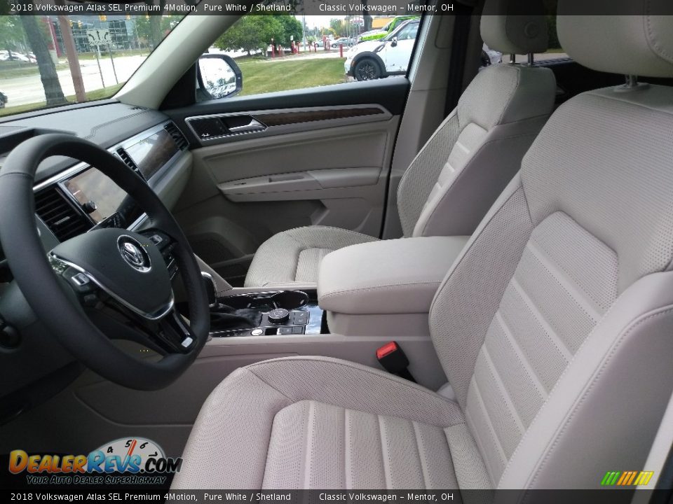 2018 Volkswagen Atlas SEL Premium 4Motion Pure White / Shetland Photo #3