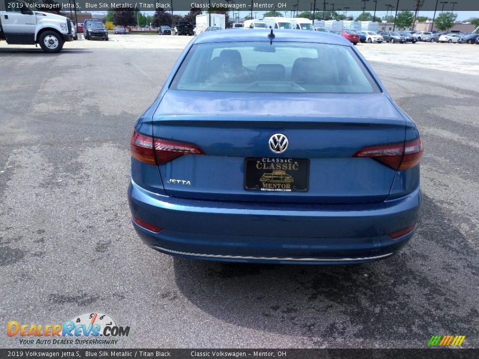2019 Volkswagen Jetta S Blue Silk Metallic / Titan Black Photo #4