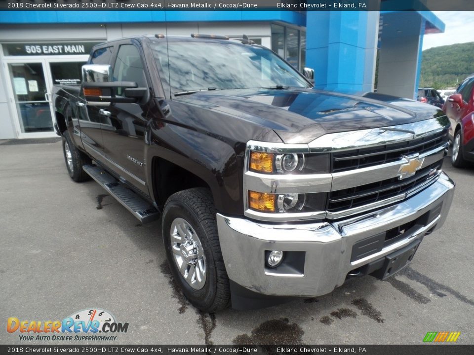 2018 Chevrolet Silverado 2500HD LTZ Crew Cab 4x4 Havana Metallic / Cocoa/­Dune Photo #2