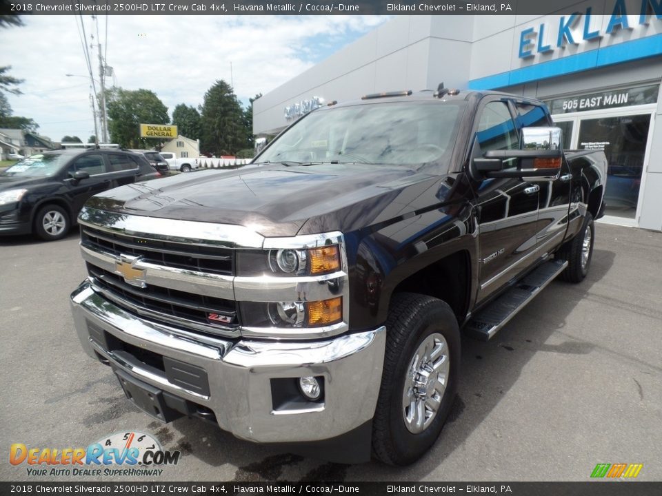 2018 Chevrolet Silverado 2500HD LTZ Crew Cab 4x4 Havana Metallic / Cocoa/­Dune Photo #4