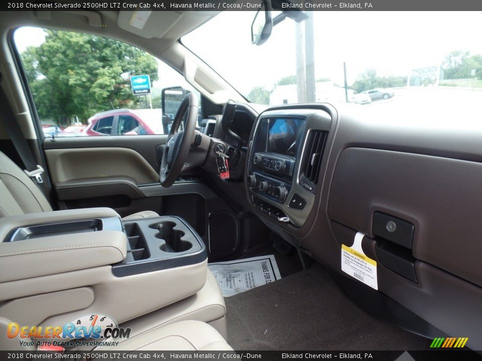 2018 Chevrolet Silverado 2500HD LTZ Crew Cab 4x4 Havana Metallic / Cocoa/­Dune Photo #17