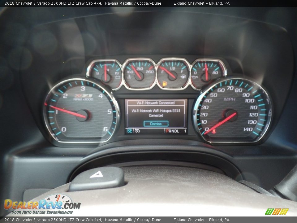 2018 Chevrolet Silverado 2500HD LTZ Crew Cab 4x4 Havana Metallic / Cocoa/­Dune Photo #33