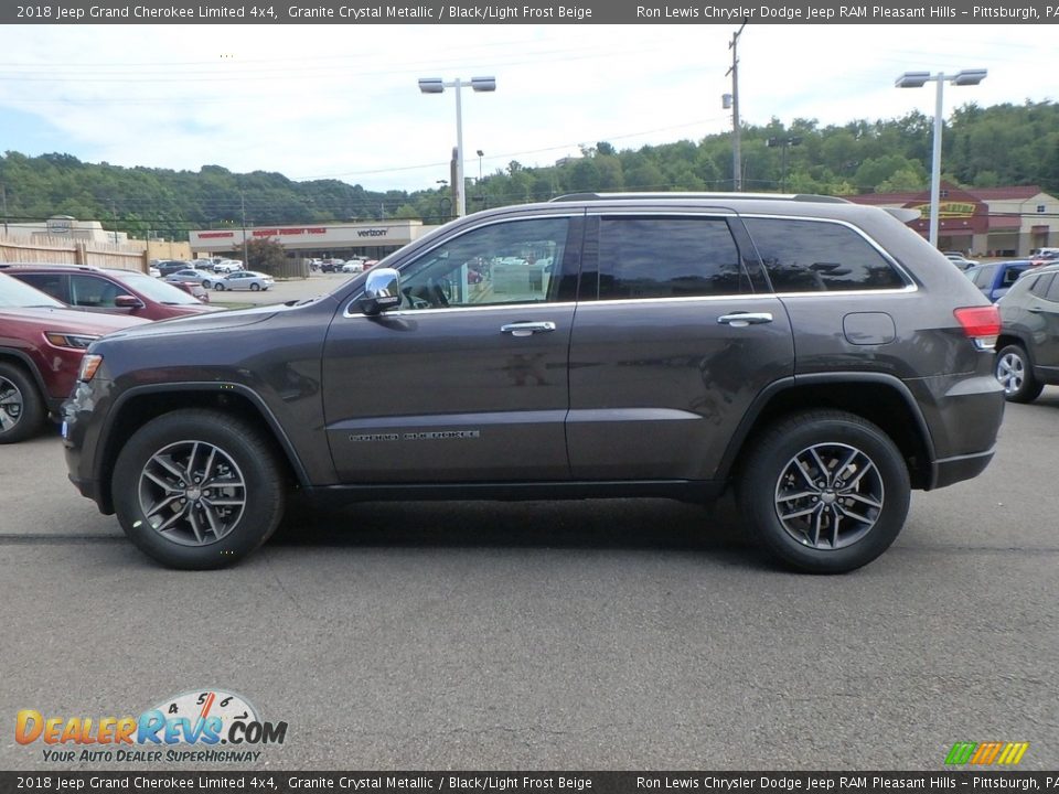 2018 Jeep Grand Cherokee Limited 4x4 Granite Crystal Metallic / Black/Light Frost Beige Photo #2