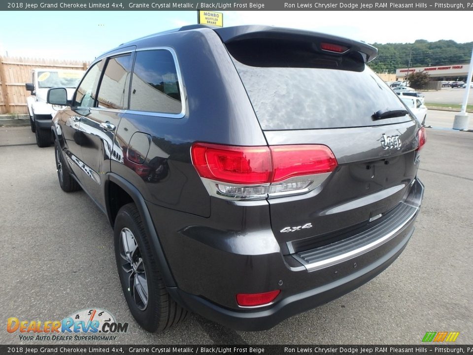 2018 Jeep Grand Cherokee Limited 4x4 Granite Crystal Metallic / Black/Light Frost Beige Photo #3