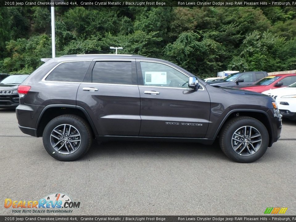 2018 Jeep Grand Cherokee Limited 4x4 Granite Crystal Metallic / Black/Light Frost Beige Photo #6