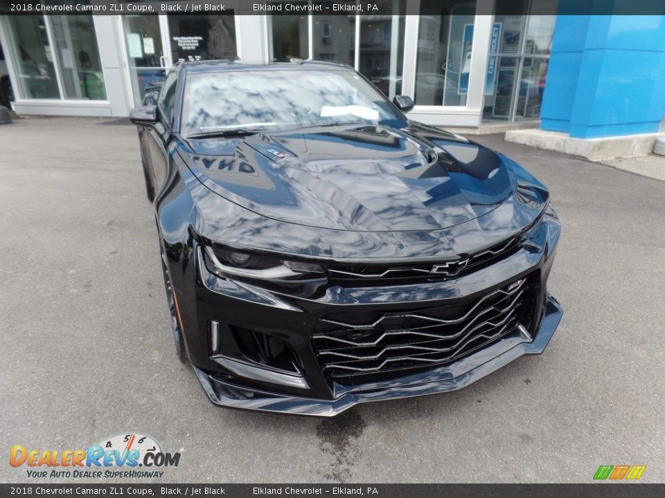 2018 Chevrolet Camaro ZL1 Coupe Black / Jet Black Photo #3