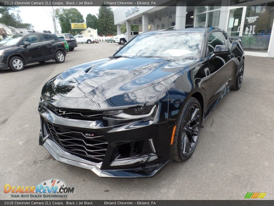 2018 Chevrolet Camaro ZL1 Coupe Black / Jet Black Photo #4
