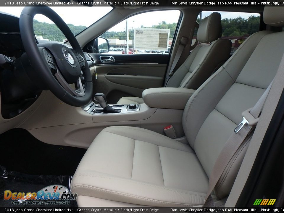 2018 Jeep Grand Cherokee Limited 4x4 Granite Crystal Metallic / Black/Light Frost Beige Photo #10