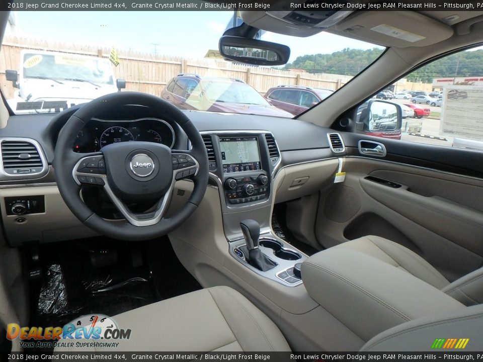 2018 Jeep Grand Cherokee Limited 4x4 Granite Crystal Metallic / Black/Light Frost Beige Photo #12