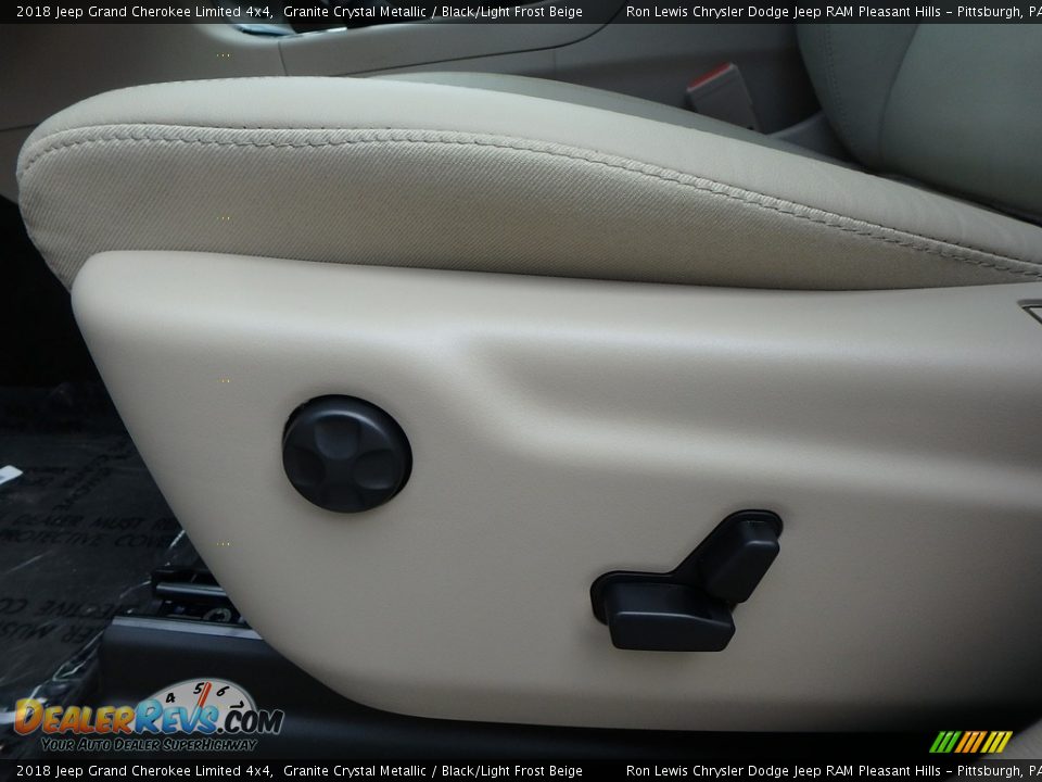 2018 Jeep Grand Cherokee Limited 4x4 Granite Crystal Metallic / Black/Light Frost Beige Photo #15