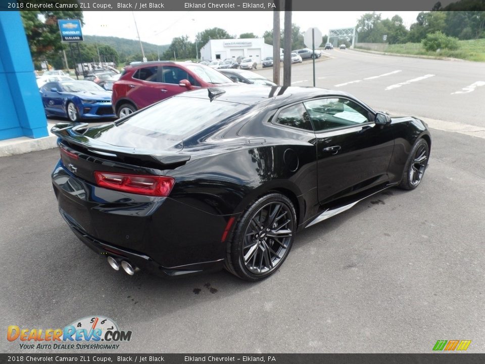 2018 Chevrolet Camaro ZL1 Coupe Black / Jet Black Photo #10