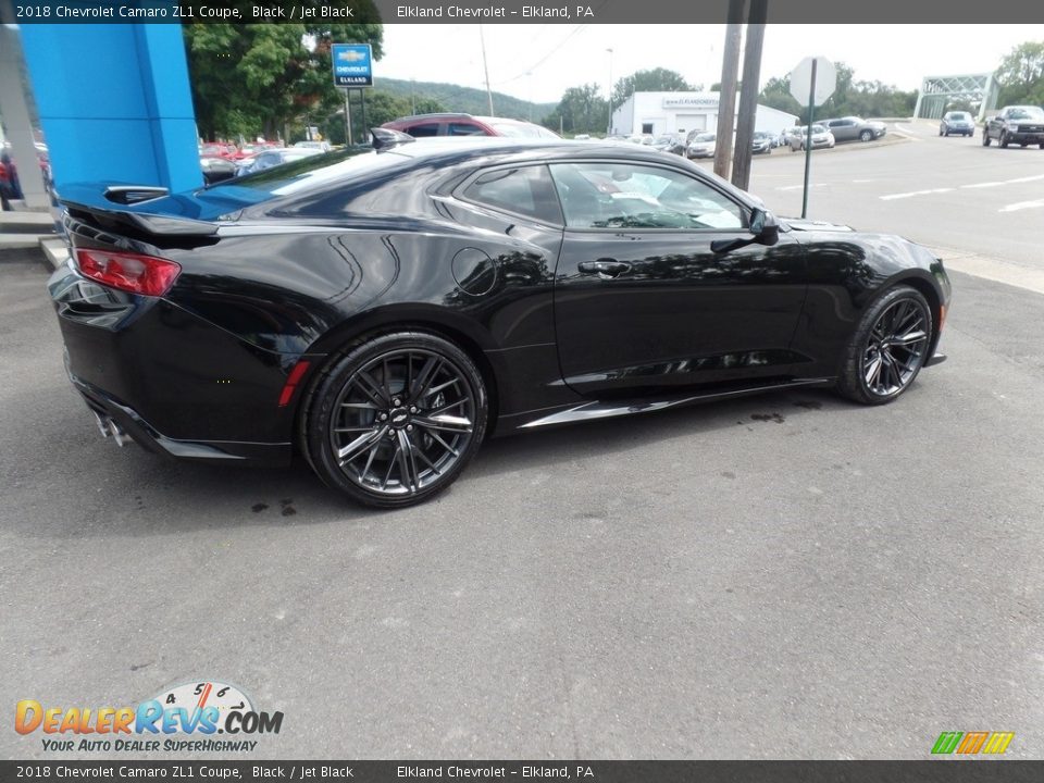 2018 Chevrolet Camaro ZL1 Coupe Black / Jet Black Photo #11