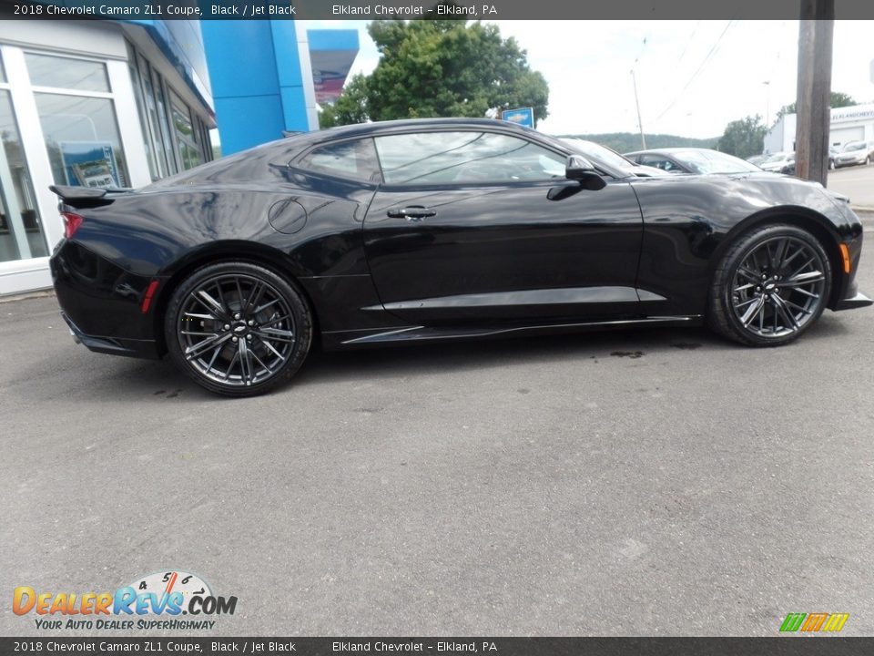 2018 Chevrolet Camaro ZL1 Coupe Black / Jet Black Photo #12