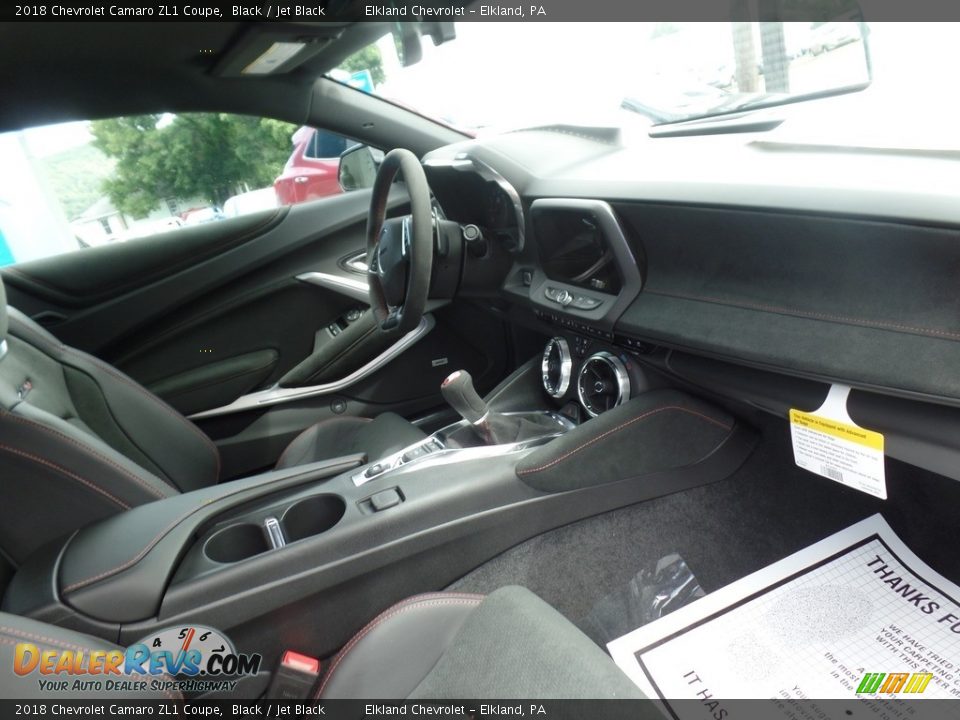 2018 Chevrolet Camaro ZL1 Coupe Black / Jet Black Photo #16