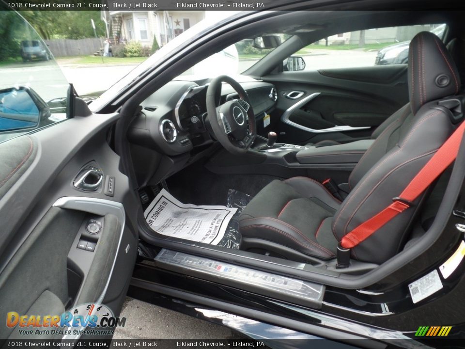 2018 Chevrolet Camaro ZL1 Coupe Black / Jet Black Photo #24