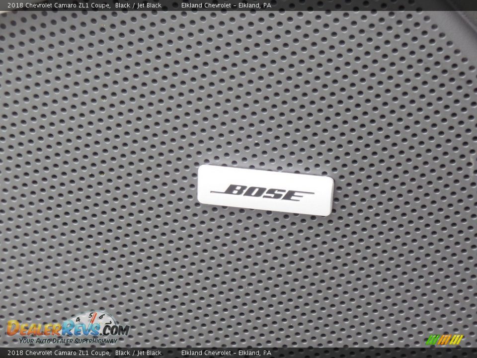 2018 Chevrolet Camaro ZL1 Coupe Black / Jet Black Photo #25