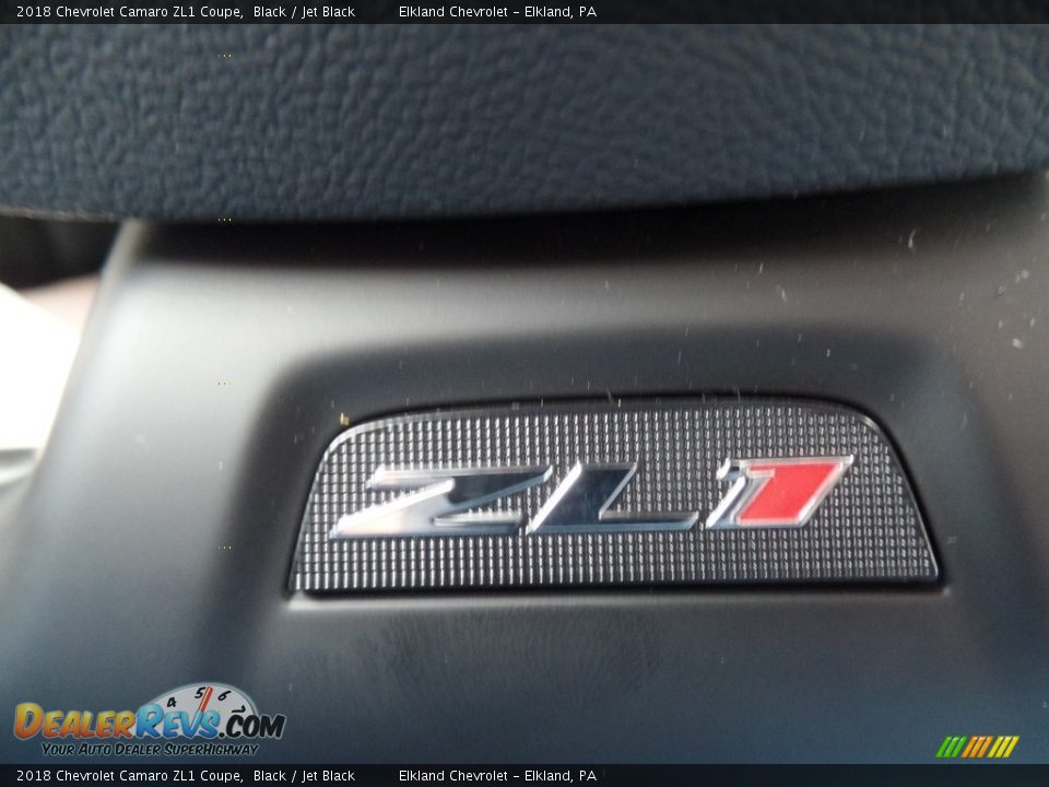 2018 Chevrolet Camaro ZL1 Coupe Black / Jet Black Photo #28
