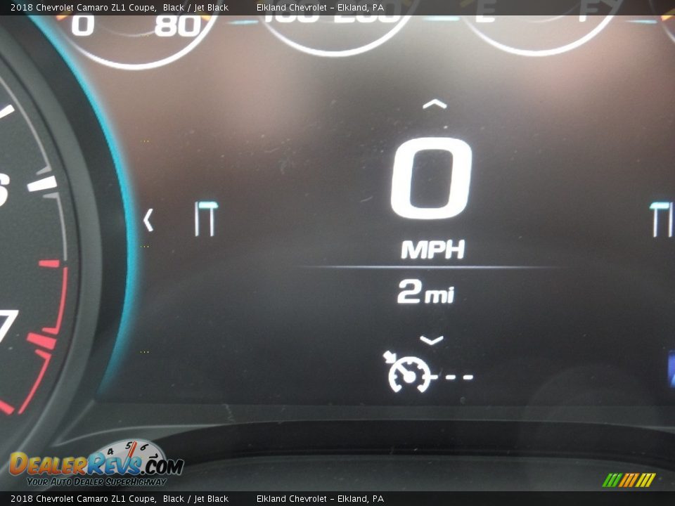 2018 Chevrolet Camaro ZL1 Coupe Black / Jet Black Photo #29