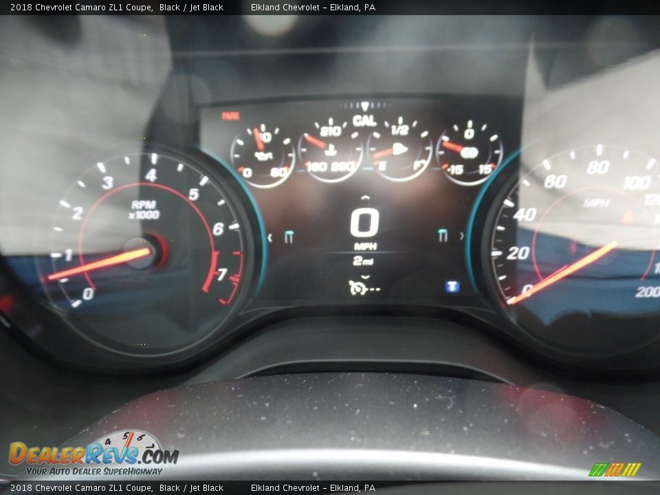 2018 Chevrolet Camaro ZL1 Coupe Black / Jet Black Photo #30