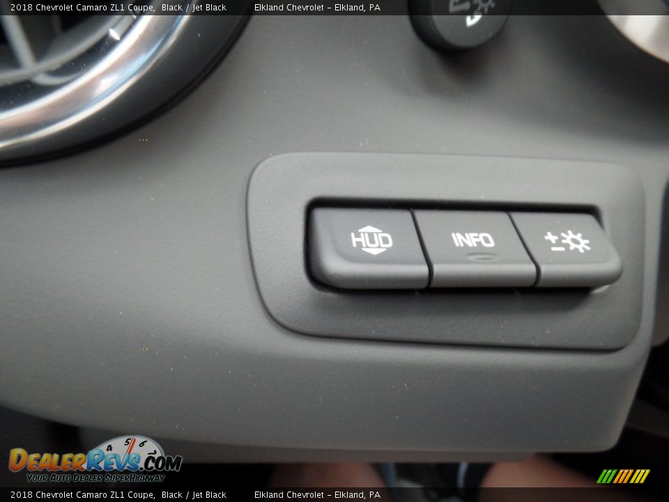2018 Chevrolet Camaro ZL1 Coupe Black / Jet Black Photo #31