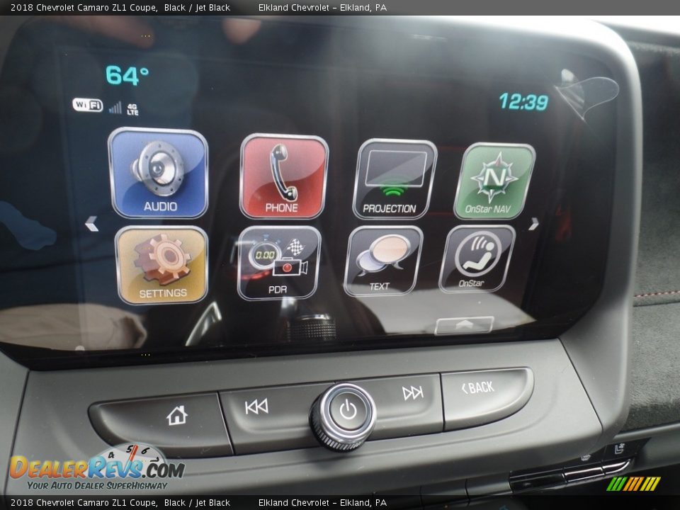 2018 Chevrolet Camaro ZL1 Coupe Black / Jet Black Photo #35