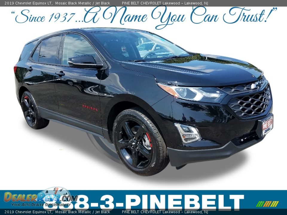 2019 Chevrolet Equinox LT Mosaic Black Metallic / Jet Black Photo #1