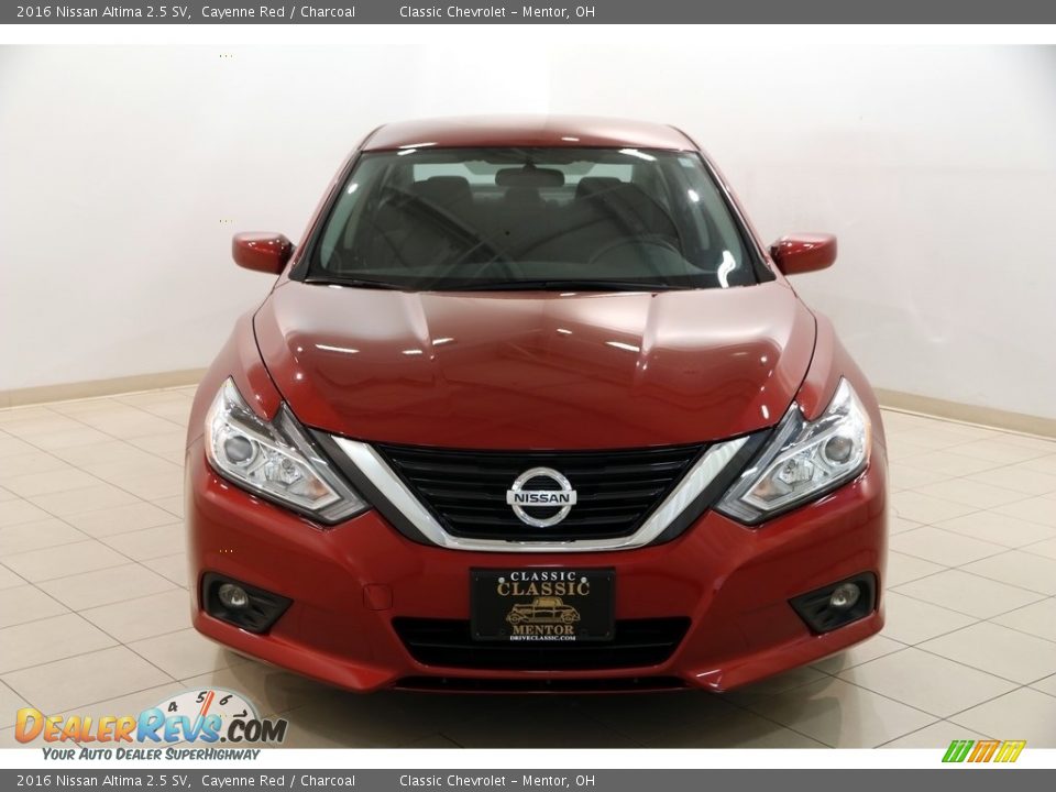 2016 Nissan Altima 2.5 SV Cayenne Red / Charcoal Photo #2