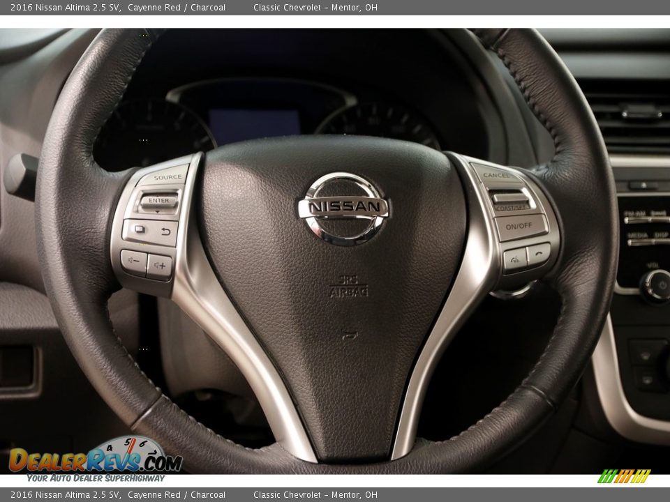 2016 Nissan Altima 2.5 SV Cayenne Red / Charcoal Photo #7