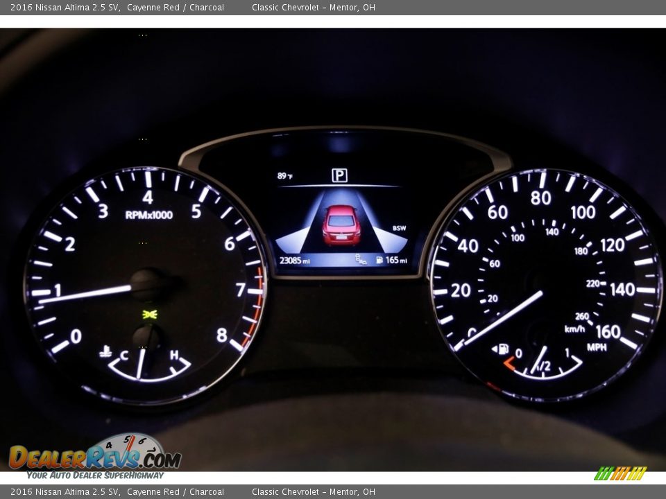 2016 Nissan Altima 2.5 SV Cayenne Red / Charcoal Photo #8