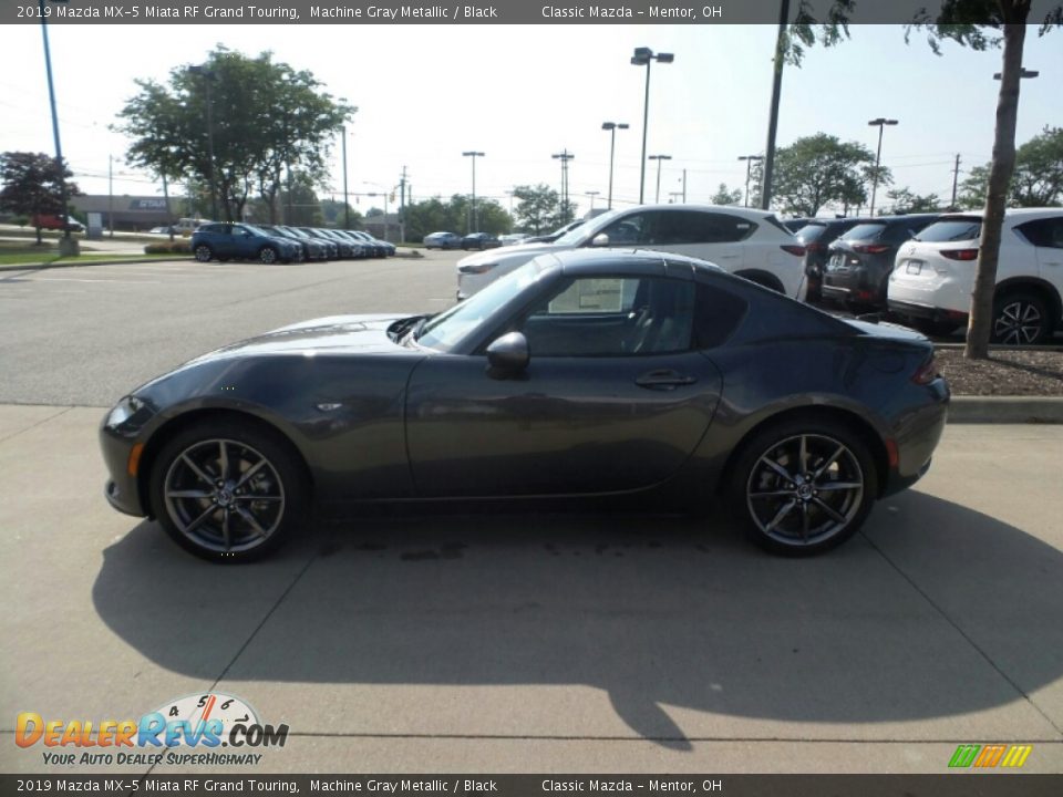 2019 Mazda MX-5 Miata RF Grand Touring Machine Gray Metallic / Black Photo #2