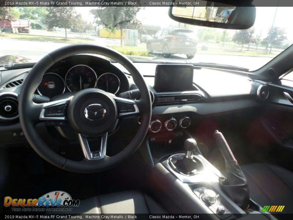 2019 Mazda MX-5 Miata RF Grand Touring Machine Gray Metallic / Black Photo #3