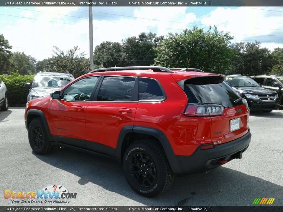 2019 Jeep Cherokee Trailhawk Elite 4x4 Firecracker Red / Black Photo #3