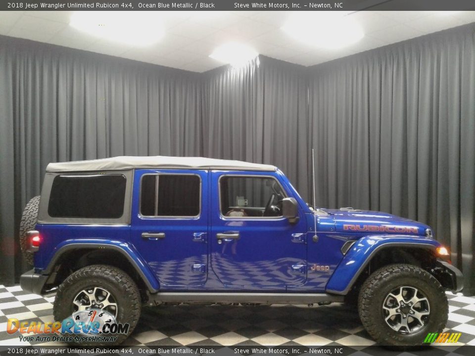 Ocean Blue Metallic 2018 Jeep Wrangler Unlimited Rubicon 4x4 Photo #5