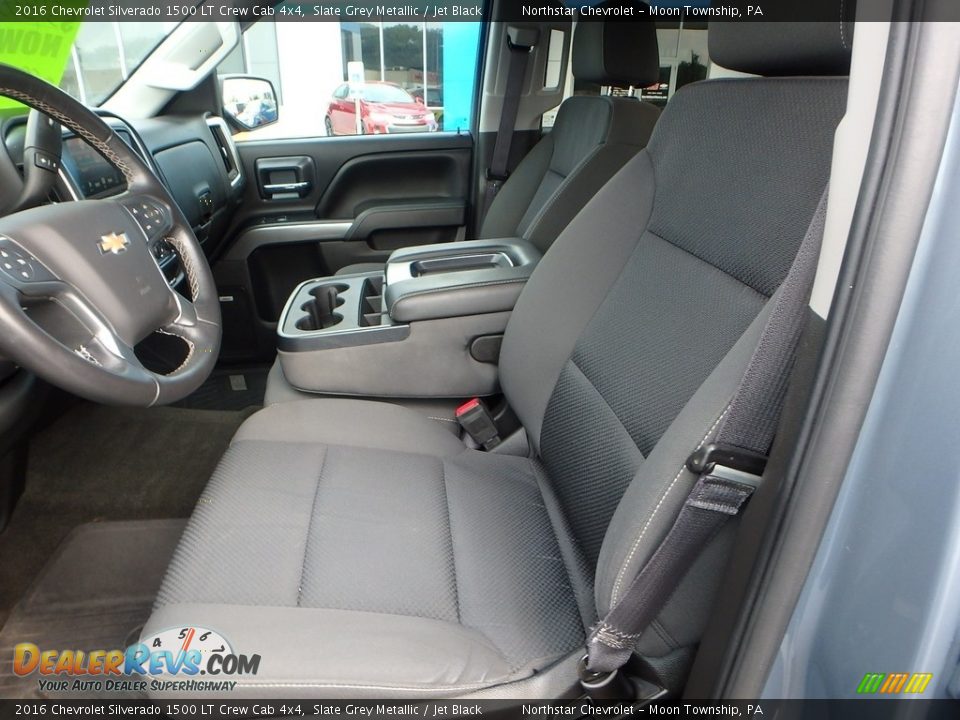 2016 Chevrolet Silverado 1500 LT Crew Cab 4x4 Slate Grey Metallic / Jet Black Photo #19