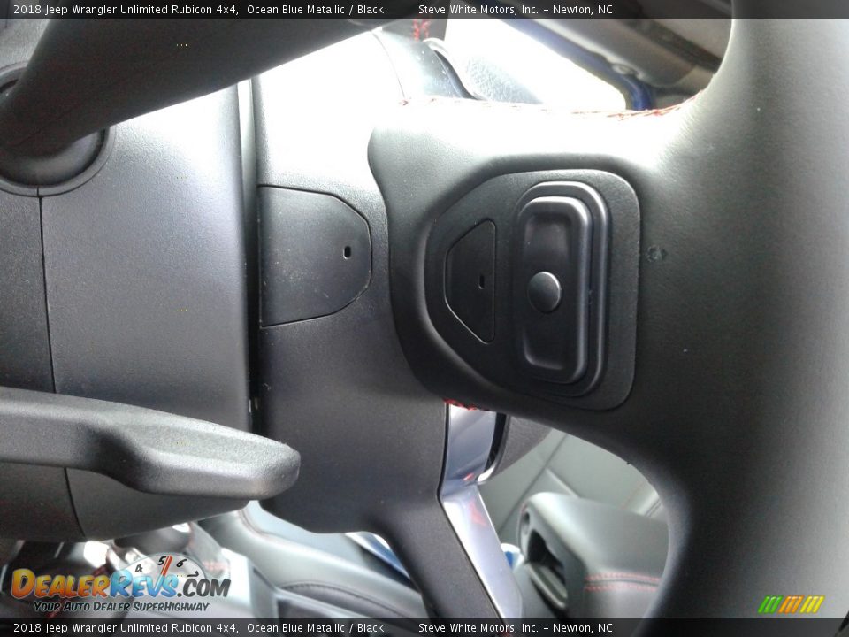 2018 Jeep Wrangler Unlimited Rubicon 4x4 Ocean Blue Metallic / Black Photo #19