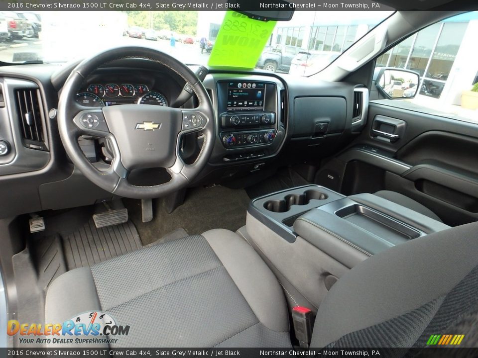 2016 Chevrolet Silverado 1500 LT Crew Cab 4x4 Slate Grey Metallic / Jet Black Photo #21