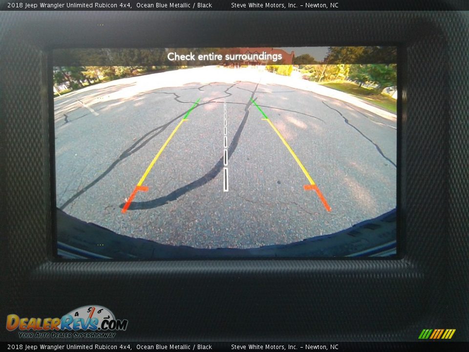 2018 Jeep Wrangler Unlimited Rubicon 4x4 Ocean Blue Metallic / Black Photo #27