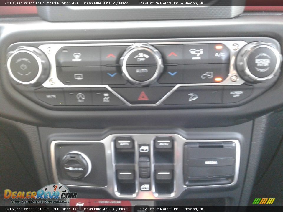 2018 Jeep Wrangler Unlimited Rubicon 4x4 Ocean Blue Metallic / Black Photo #28