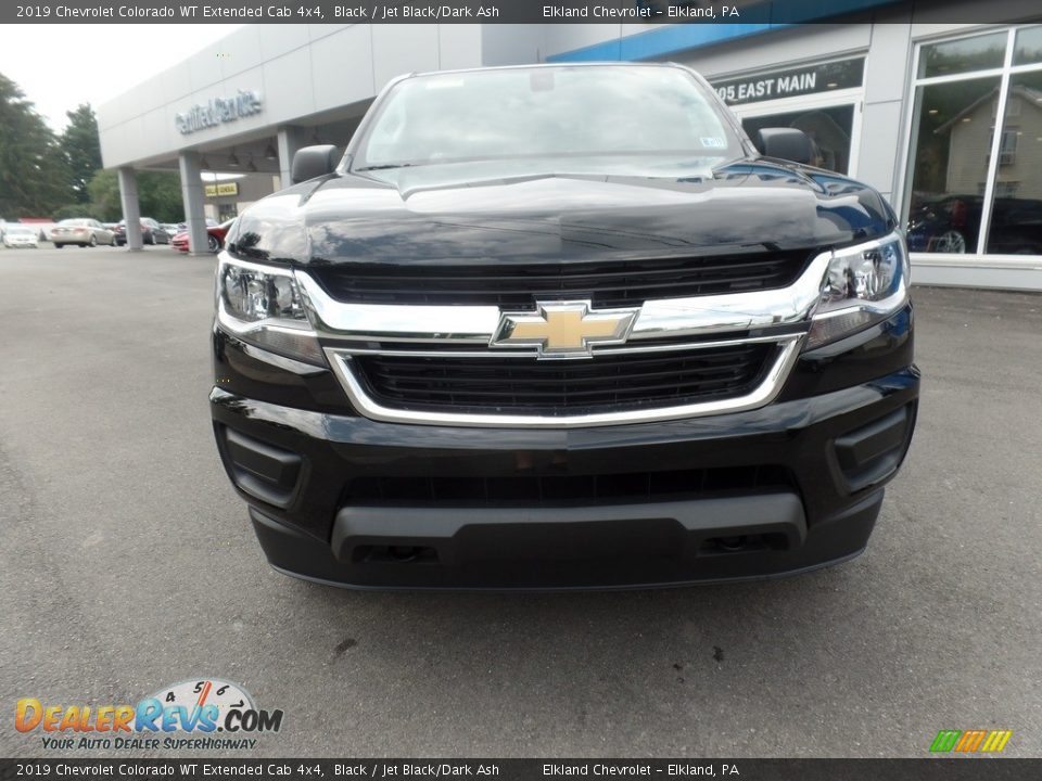 2019 Chevrolet Colorado WT Extended Cab 4x4 Black / Jet Black/Dark Ash Photo #3