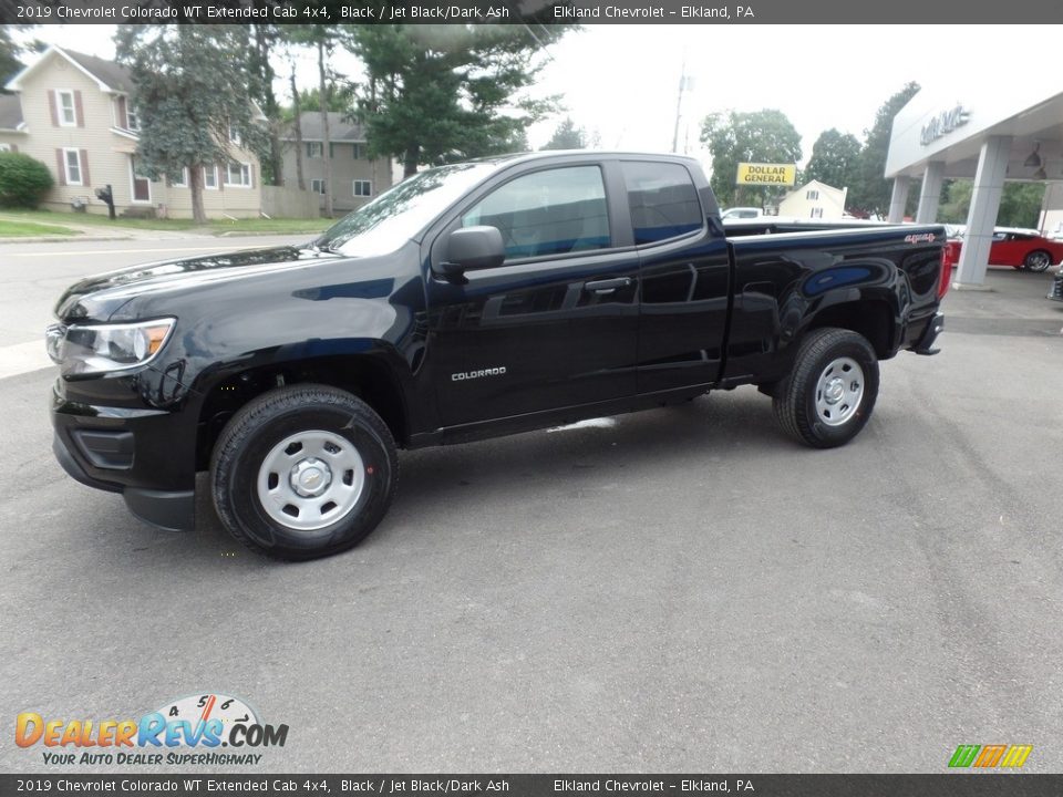 2019 Chevrolet Colorado WT Extended Cab 4x4 Black / Jet Black/Dark Ash Photo #5
