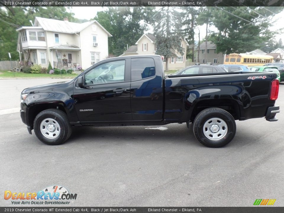 2019 Chevrolet Colorado WT Extended Cab 4x4 Black / Jet Black/Dark Ash Photo #6