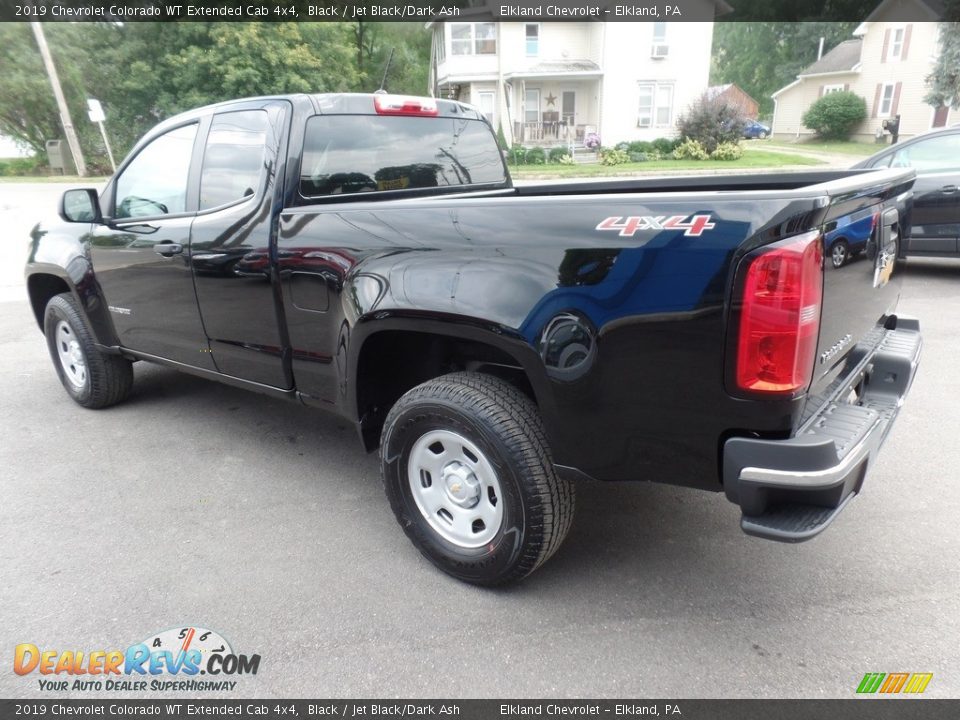 2019 Chevrolet Colorado WT Extended Cab 4x4 Black / Jet Black/Dark Ash Photo #7
