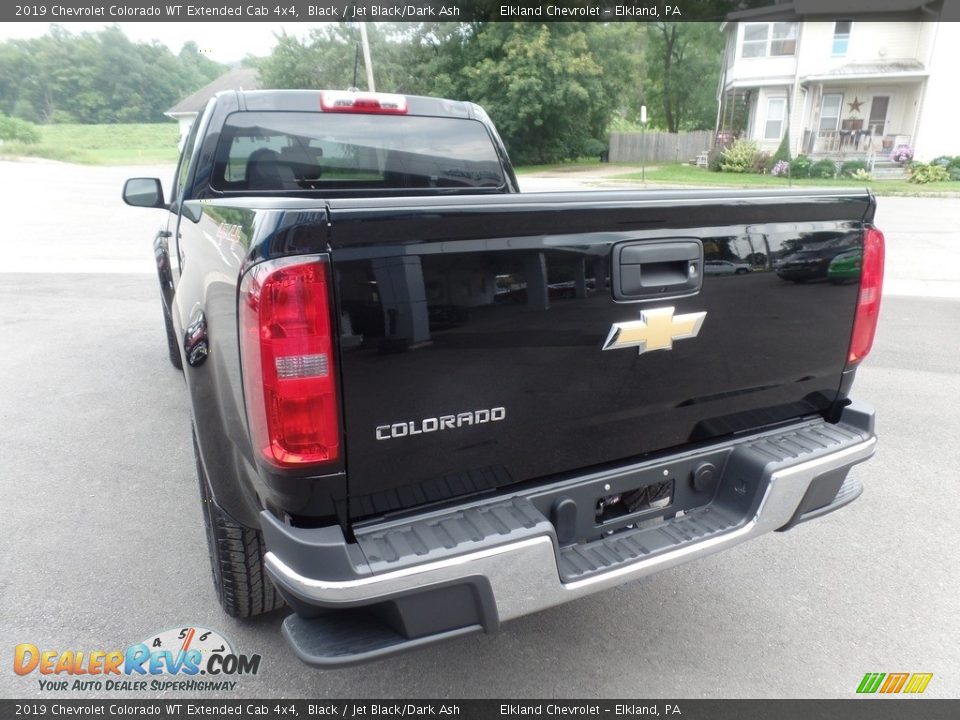 2019 Chevrolet Colorado WT Extended Cab 4x4 Black / Jet Black/Dark Ash Photo #8