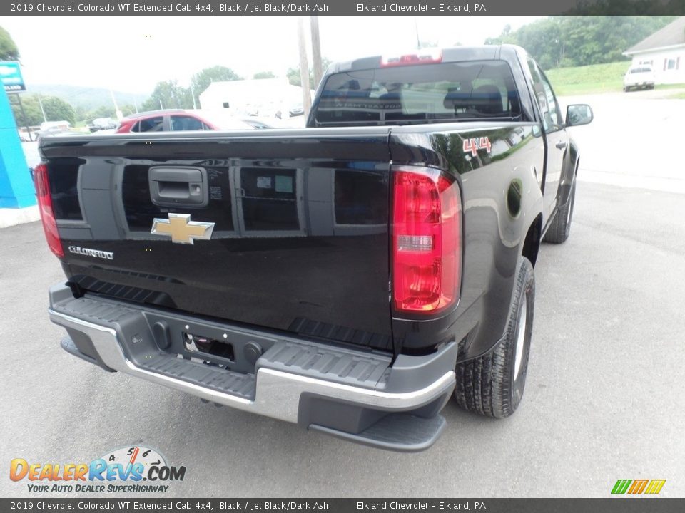 2019 Chevrolet Colorado WT Extended Cab 4x4 Black / Jet Black/Dark Ash Photo #9