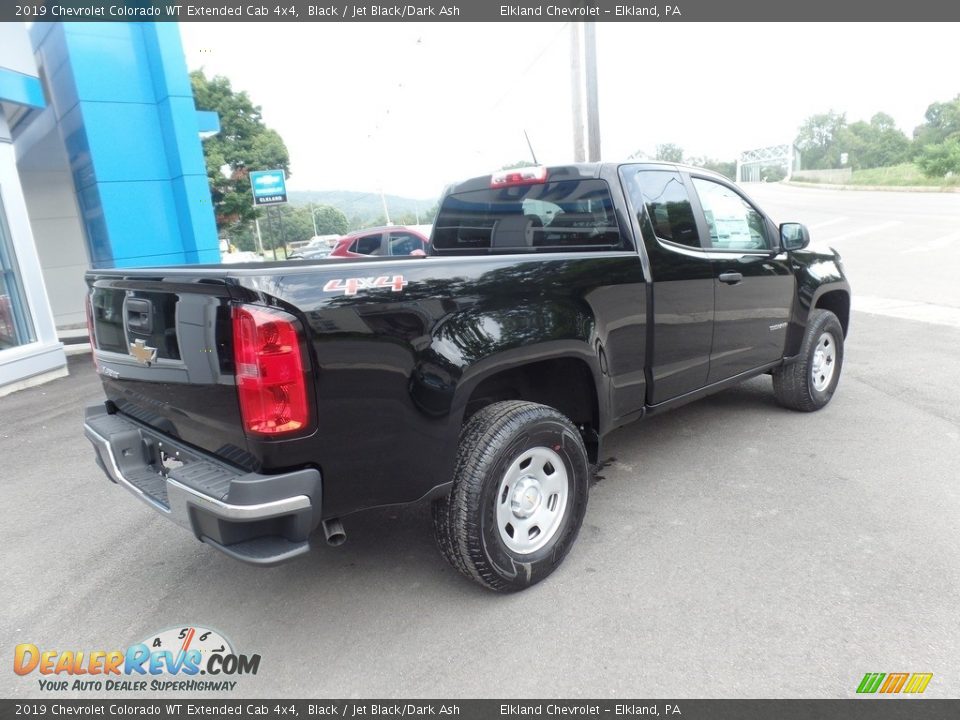 2019 Chevrolet Colorado WT Extended Cab 4x4 Black / Jet Black/Dark Ash Photo #10
