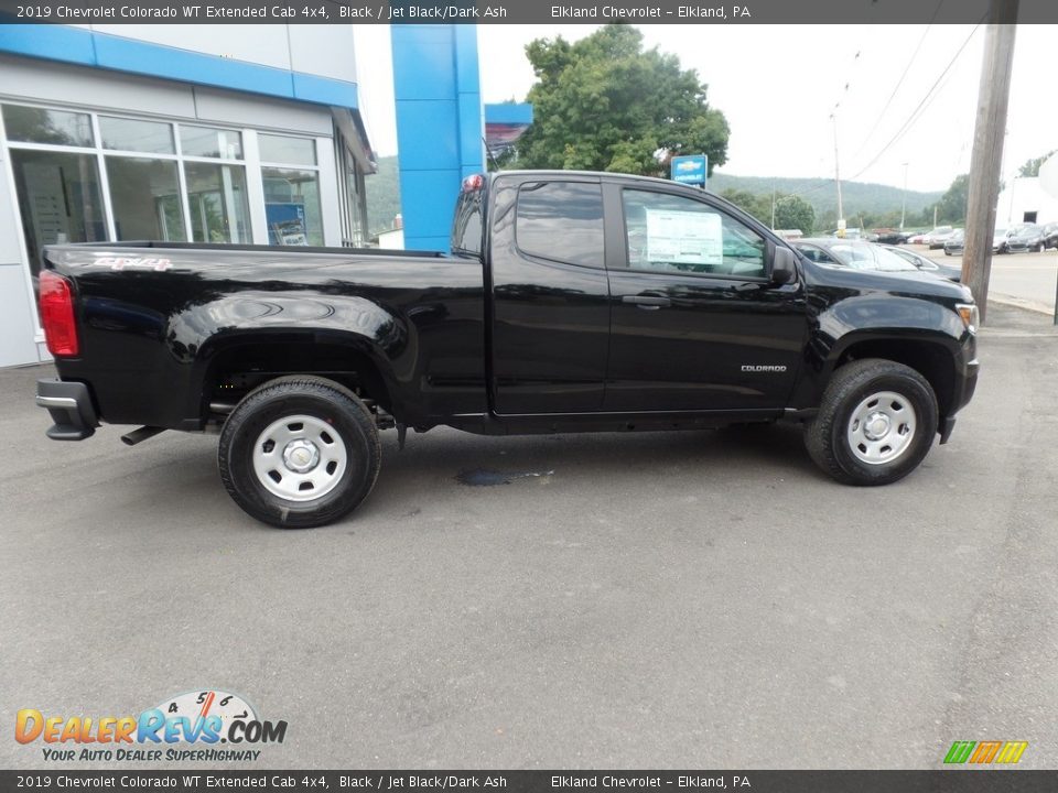 2019 Chevrolet Colorado WT Extended Cab 4x4 Black / Jet Black/Dark Ash Photo #11