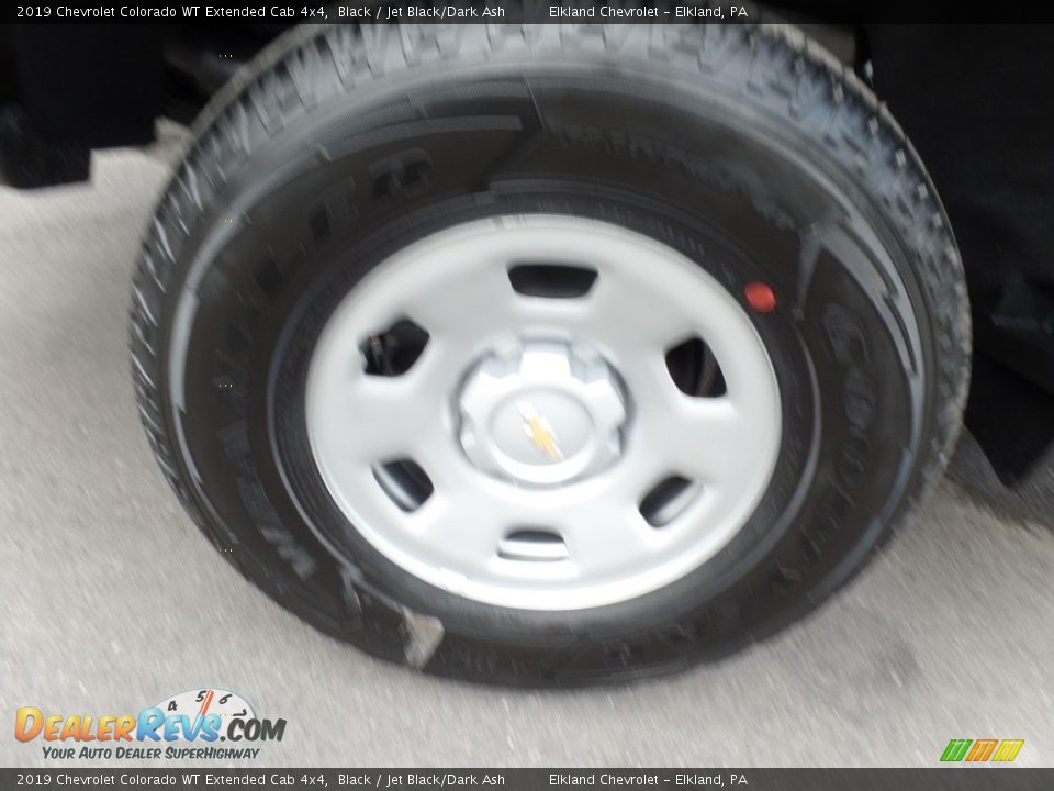 2019 Chevrolet Colorado WT Extended Cab 4x4 Black / Jet Black/Dark Ash Photo #12